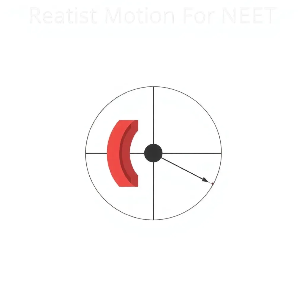 Illustration for Rotational Motion For NEET: Torque, Moment Of Inertia and Angular Momentum: In linear motion, we deal with displacement, velocity, and mass. In rotational motion, these translate to a...